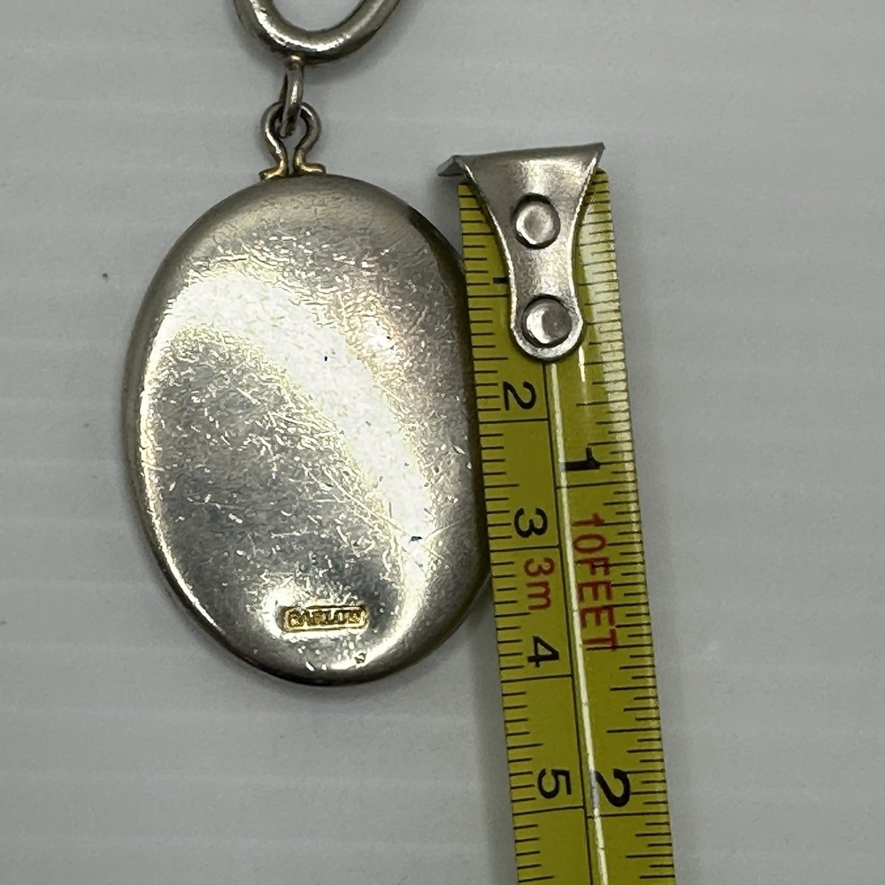 Barlow Duck Wildlife Keychain Gold Tone Etched Mallard Oval Charm - Picture 8 of 8